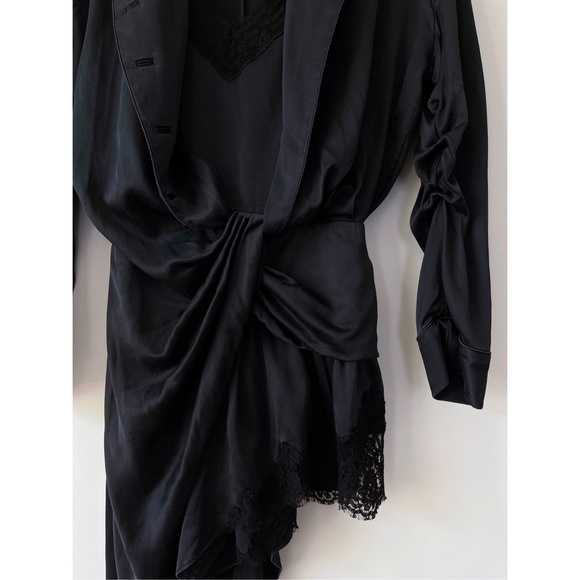 🔥Alexander Wang Twist-front silk mini dress🔥 - Picture 4 of 8